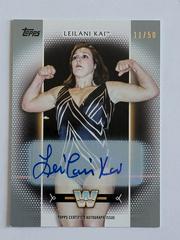 Leilani Kai [Silver Autograph] Wrestling Cards 2017 Topps WWE Prices