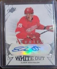 Elmer Soderblom Hockey Cards 2022 SPx White Out Rookie Autographs Prices