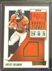 Royce Freeman #RTS-24 Football Cards 2018 Panini Contenders Rookie Ticket Swatches Prices