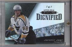 Jaromir Jagr [Black] #D-13 Hockey Cards 2022 Upper Deck Stature Dignified Prices