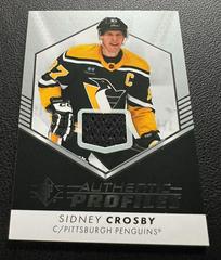 Sidney Crosby [Jersey] Hockey Cards 2022 SP Authentic Profiles Prices