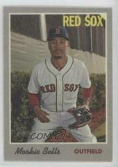 Mookie Betts Baseball Cards 2019 Topps Heritage 1970 Cloth Stickers Prices