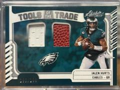 Jalen Hurts #TTD-6 Football Cards 2022 Panini Absolute Tools of the Trade Double Prices