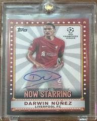 Darwin Nunez [Autograph] #NS-8 Soccer Cards 2022 Topps UEFA Club Competitions Now Starring Prices