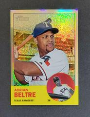 Adrian Beltre [Refractor] Baseball Cards 2012 Topps Heritage Chrome Prices