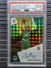 Grant Williams [Gold] #RA-GWL Basketball Cards 2019 Panini Mosaic Rookie Autographs Prices
