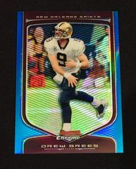Drew Brees [Blue Refractor] Football Cards 2009 Bowman Chrome Prices