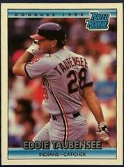 Eddie Taubensee #18 Baseball Cards 1992 Donruss Prices