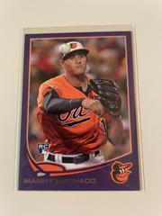 Manny Machado [Fielding Purple Border] #270 Baseball Cards 2013 Topps Prices