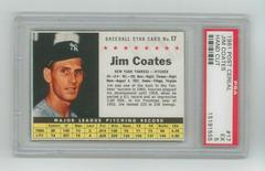 Jim Coates [Hand Cut] #17 Baseball Cards 1961 Post Cereal Prices