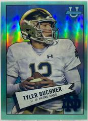 Tyler Buchner [Aqua] #52BF-9 Football Cards 2022 Bowman Chrome University 1952 Prices