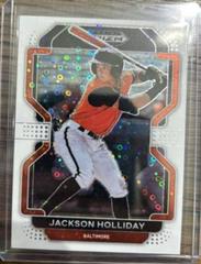 Jackson Holliday [White Donut Circles] #PDP1 Baseball Cards 2022 Panini Prizm Draft Picks Prices