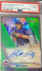 Brett Baty [Green Refractor] #B19-BB Baseball Cards 2019 Bowman's Best of 2019 Autographs Prices