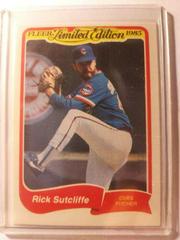 Rick Sutcliffe #39 Baseball Cards 1985 Fleer Limited Edition Prices