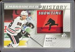 Patrick Kane Hockey Cards 2021 SP Game Used Embroidered in History Prices
