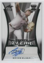 Bryce Elder [Green] #CA-BE1 Baseball Cards 2020 Leaf Trinity Clear Autographs Prices