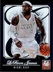 Lebron James #6 Basketball Cards 2012 Panini Elite Prices