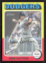 Don Sutton #OB-43 Baseball Cards 2024 Topps Heritage Oversized 1975 Box Loader Prices