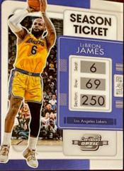 LeBron James Basketball Cards 2021 Panini Contenders Optic Prices