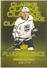 Brandt Clarke [Gold] #F-35 Hockey Cards 2022 Upper Deck Fluorescence Prices