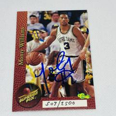 Monty Williams Basketball Cards 1995 Classic Superior Pix Autographs Prices
