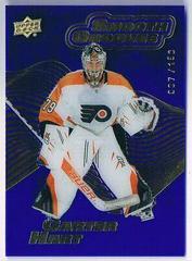 Carter Hart [Sapphire] #SG31 Hockey Cards 2022 Upper Deck Smooth Grooves Prices