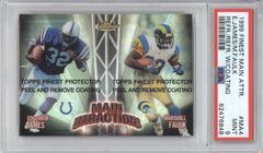 Marshall Faulk [Refractor,w/ Coating] #116 Football Cards 1999 Topps Finest Prices