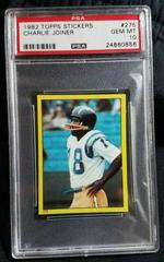 Charlie Joiner Football Cards 1982 Topps Stickers Prices