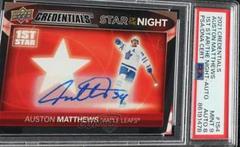 Auston Matthews [Autograph] #1S-4 Hockey Cards 2021 Upper Deck Credentials 1st Star of the Night Prices
