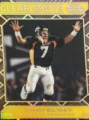 John Elway [Gold] Football Cards 2020 Panini Illusions Clear Shots Prices