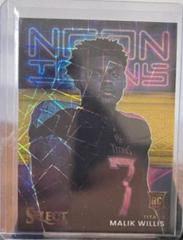 Malik Willis [Gold] #NI-12 Football Cards 2022 Panini Select Neon Icons Prices