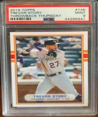 Trevor Story #145 Baseball Cards 2019 Topps Throwback Thursday Prices