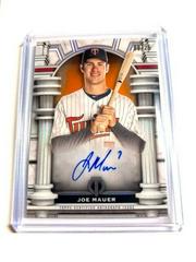 Joe Mauer [Orange] #OA-JM Baseball Cards 2023 Topps Tribute Olympus Autographs Prices