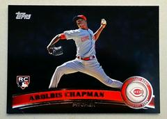 Aroldis Chapman [Black] Baseball Cards 2011 Topps Prices