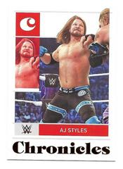Aj Styles [Red] #99 Wrestling Cards 2022 Panini Chronicles WWE Prices