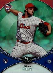 Aaron Nola [Green] #99 Baseball Cards 2016 Bowman Platinum Prices