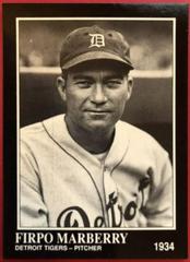 Firpo Marberry #326 Baseball Cards 1991 Conlon Collection Prices