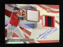 Seth Beer #RDJA-SB Baseball Cards 2022 Panini Chronicles Rookie Dual Jersey Autographs Prices