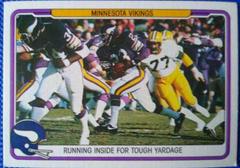 Minnesota Vikings [Running Inside] #29 Football Cards 1982 Fleer Team Action Prices