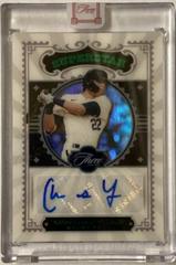 Christian Yelich [Emerald] #SS-CY Baseball Cards 2022 Panini Three and Two Superstar Signatures Prices