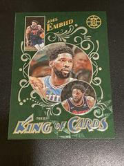 Joel Embiid [Emerald] #4 Basketball Cards 2021 Panini Illusions King of Cards Prices