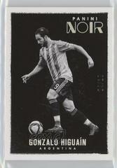 Gonzalo Higuain [Black and White Platinum] Soccer Cards 2016 Panini Noir Prices