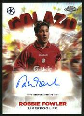 Robbie Fowler [Autograph] #G-18 Soccer Cards 2022 Topps Chrome UEFA Club Competitions Golazo Prices