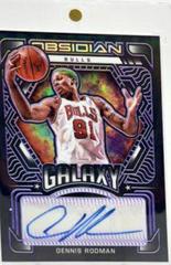 Dennis Rodman [Purple] Basketball Cards 2021 Panini Obsidian Galaxy Autographs Prices