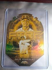 Julio Rodriguez [gold minted] #EF-30 Baseball Cards 2022 Topps Fire En Fuego Prices