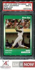 Rickey Henderson [Steal King] Baseball Cards 1991 Star Home Run Series Prices