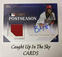 Brandon Marsh #PPAR-MAR Baseball Cards 2024 Topps Postseason Performance Autograph Relic Prices