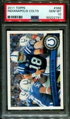 Indianapolis Colts #368 Football Cards 2011 Topps Prices