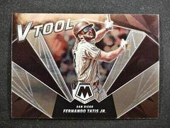 Fernando Tatis Jr. #VT-4 Baseball Cards 2022 Panini Mosaic V Tool Prices