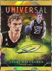 Lauri Markkanen [Gold] #8 Basketball Cards 2023 Panini Origins Universal Autograph Prices